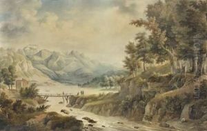 Le Passage Du Pont De Bois by Christian Brune