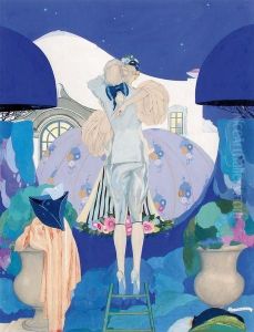 Les Amoureux. by Umberto Brunelleschi