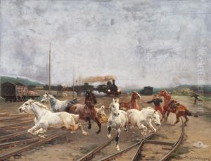 Arrival Of The La Lison by Pierre Auguste Brunet-Houard