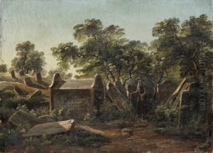 Le Cimetiere Juif De Prague by C. Brunner