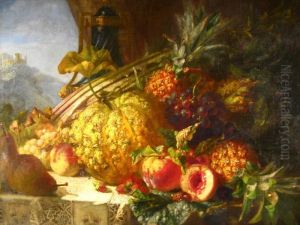 Still Life Withfruit by Henri Emile Brunner-Lacoste