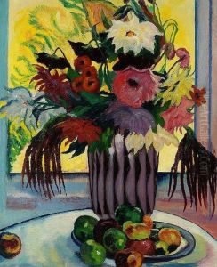 Blumenstillleben by Willy Brunnert