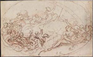 Diana E Le Ninfe by Girolamo Brusaferro