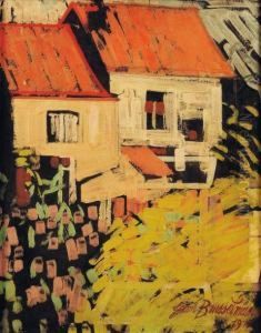 Rue Ensoleillee by Jean Brusselmans