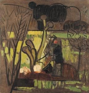 Les Saules by Jean Brusselmans