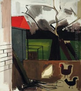 Cour De Ferme by Jean Brusselmans