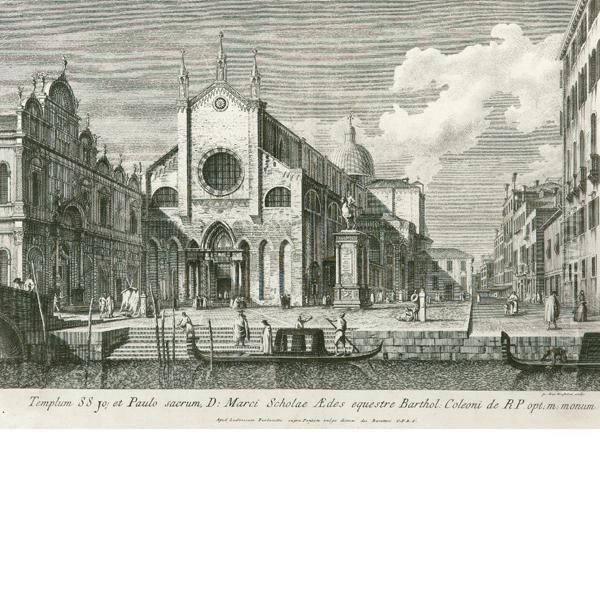 Campo Santi Giovanni E Paolo (da Canaletto) - view 1