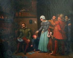 Bernard Palissy Dans Son Atelier by Hippolyte Bruyeres