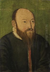 Portrait D'homme Sur Fond Vert