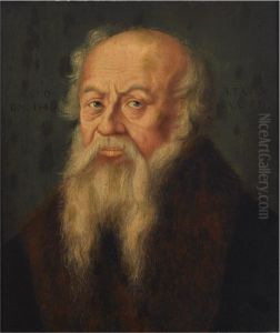 A Portrait Of A Bearded Old Man by Bartholomaeus, the Elder Bruyn