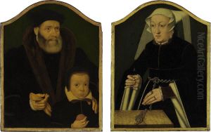 Portrait Of A Gentleman And His Son Portrait Of A Gentleman And His Son