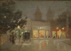 Evening In London by Charles David Jones Bryant