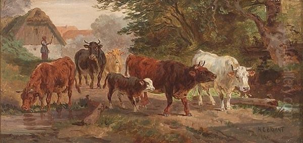 Cattle By The Roadside - view 1