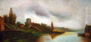 Canal Scene Canal Scene