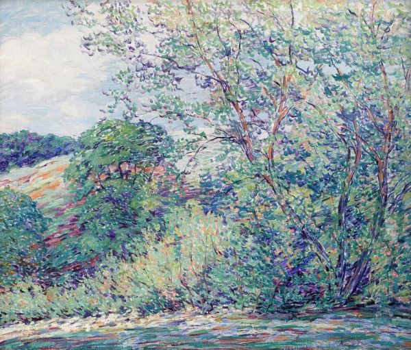 Trees By A River, Summer's Day - view 1