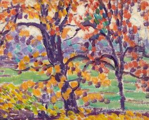 Trees In The Fall by Maude Drein Bryant