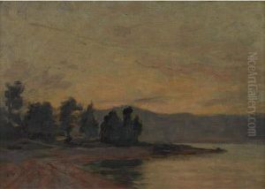 Sunset On The Lake by William Brymner