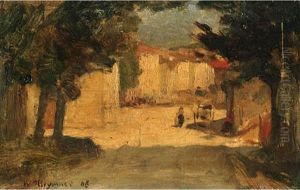 Entering The Village by William Brymner