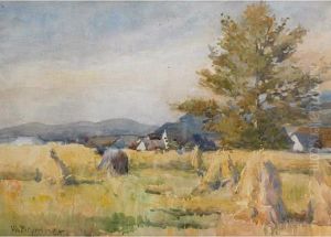 Gathering Wheat by William Brymner
