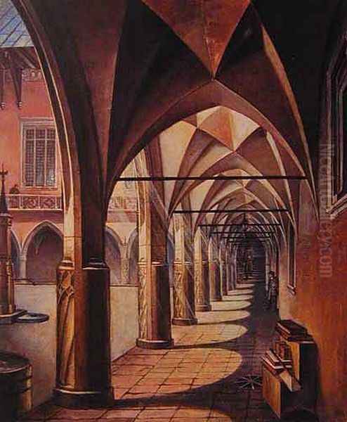 Kruzganek Collegium Maius W Krakowie, 1887 R. - view 1
