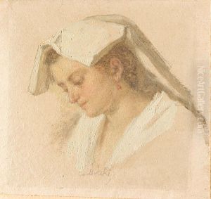 Fanciulla In Costume by Ermocrate Bucchi