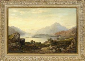 Abend Am Loch Lomond Mit Ben Lomond by George F. Buchanan
