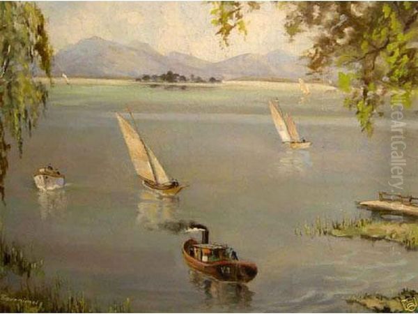 Regata Sul Lago Di Chiem, Germania - view 1