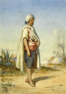 North African by Frank Buchser