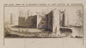 East View Of St Briavels Castle, Gloucestershire by Samuel Buck