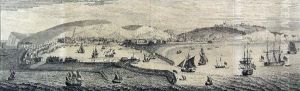 The South Prospect Of Dover In The County Of Kent by Nathaniel and Samuel Buck