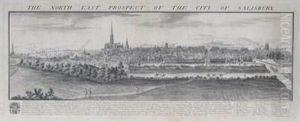 The North East Prospect Of Thecity Of Salisbury by Nathaniel and Samuel Buck