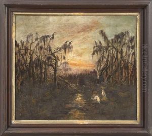 Mossy Sunset Bayou by William Henry Buck