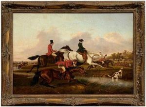 Fox Hunting Scene by William Henry Buck