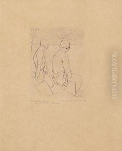 Mildred And Mary by John Buckland-Wright