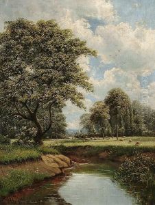 A Bend Of The Ravensbourne, Catford, Kent