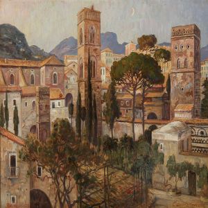 Henimod Aften, Ravello by Carl Budtz-Moller