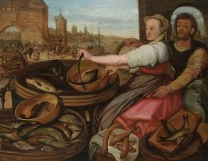 The Fish Market by Joachim Beuckelaer