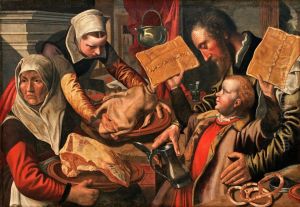 Hans Krets, St Nicolausfesten by Joachim Beuckelaer