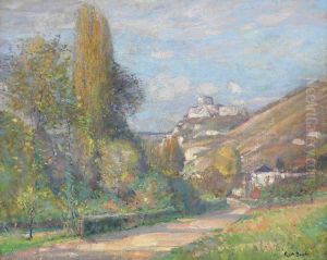 French Landscape by Karl Albert Buehr