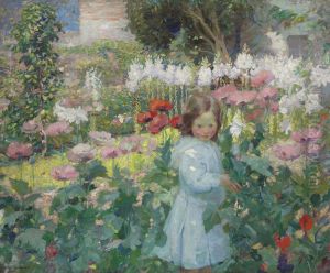 The Lilies And Poppies by Karl Albert Buehr