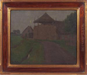 "hay Barn Laren Holland," by Karl Albert Buehr
