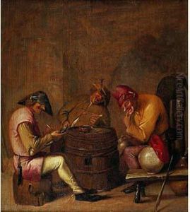 Scene De Taverne by Jan Jansz. Buesem