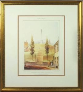 Lithograph, Beacon Hill, 20th C by John Henry Bufford