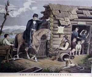 Encampment Of The Pulawski Cadets, 1839 And The Arkansastraveller
