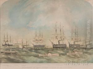 Bombardment Of Forts Hatteras