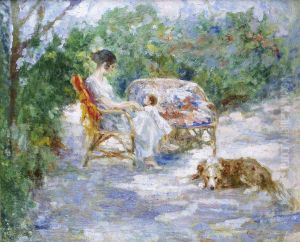 Apres-midi Dans Le Jardin by Carlo Bugatti