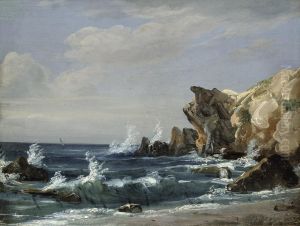 Kustenlandschaft Auf Capri by Rudolf Johan Buhlmann