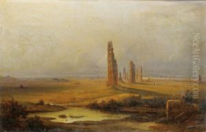Vue D'un Aqueduc En Ruines