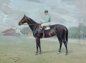 Ugauda Devant Les Tribunes De Chantilly by Georges J. Buisson