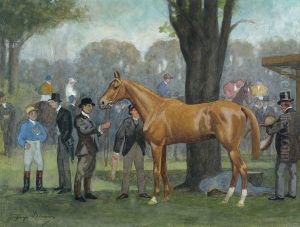 Aux Courses by Georges J. Buisson